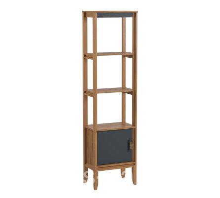 Стеллаж Бридж сквозной узкий с 1 дверью